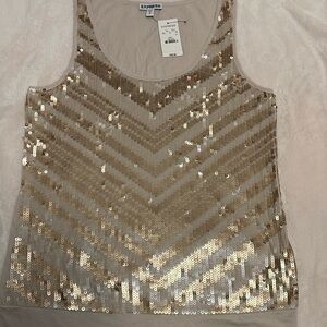Express sequins tank top.